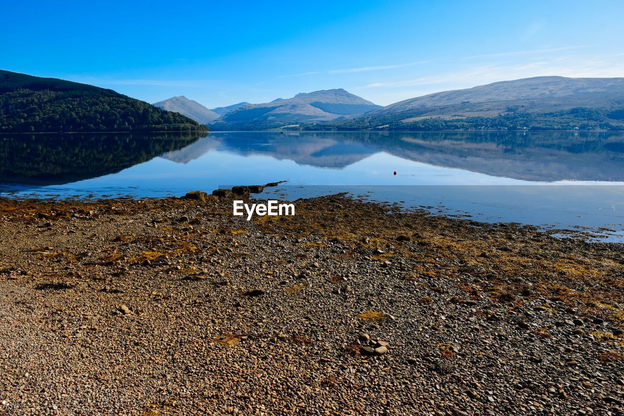 Scenic view of lake