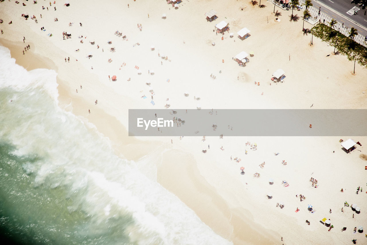 Aerial view of beach