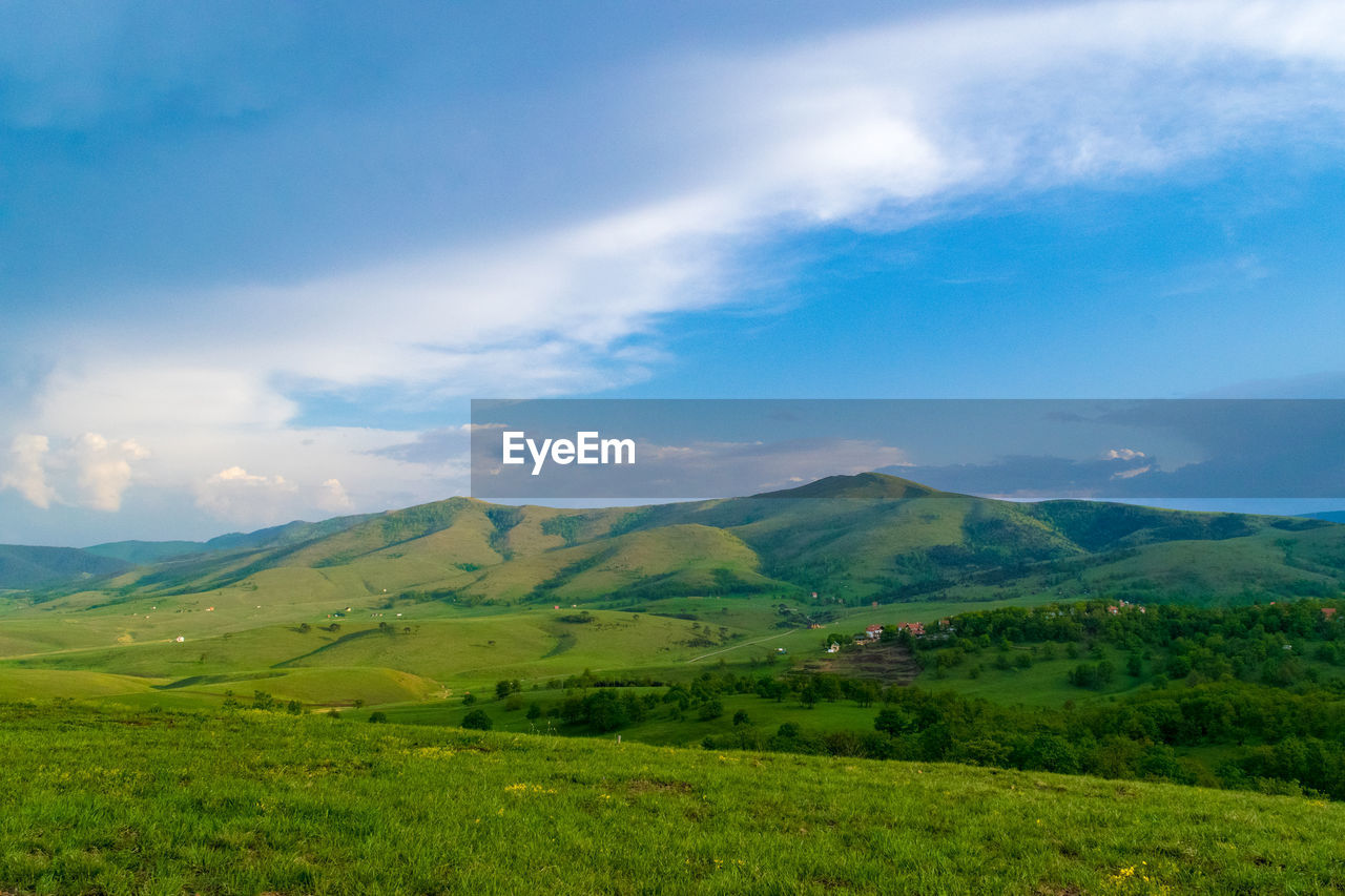 Scenic view of landscape against sky