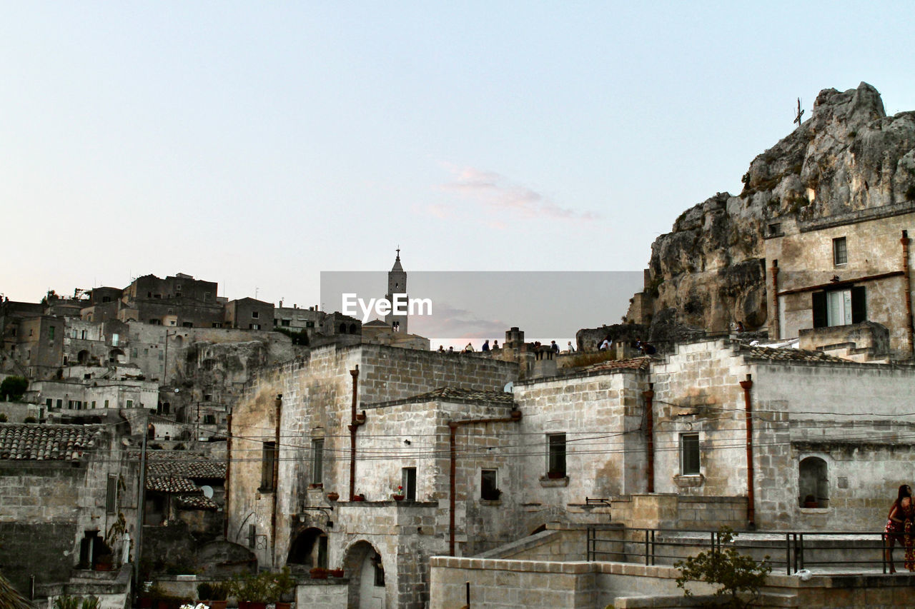 View on matera town