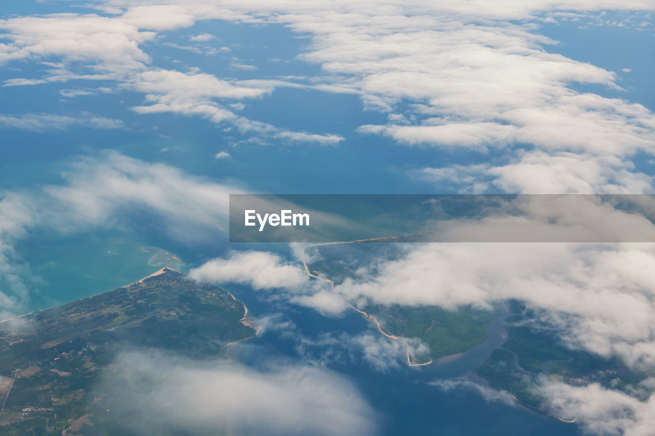 AERIAL VIEW OF CLOUDSCAPE