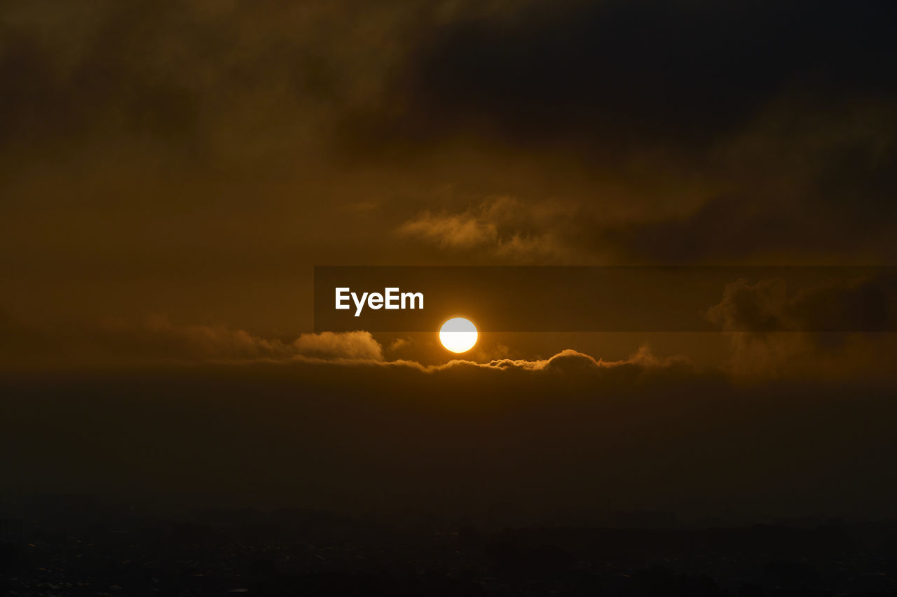 Scenic view of sky at morning