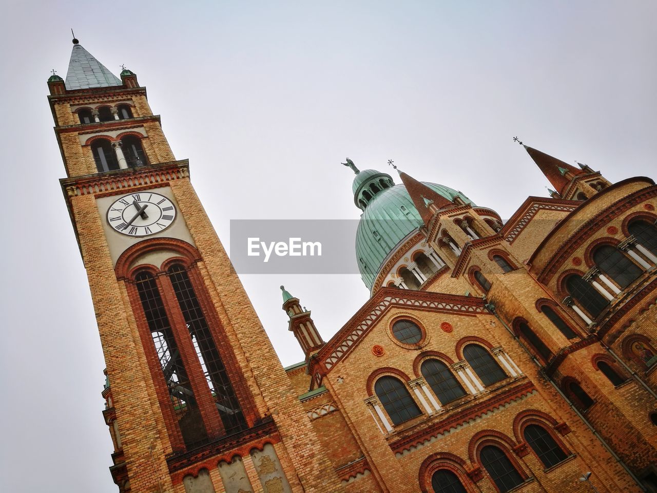 LOW ANGLE VIEW OF CATHEDRAL AGAINST CLEAR SKY