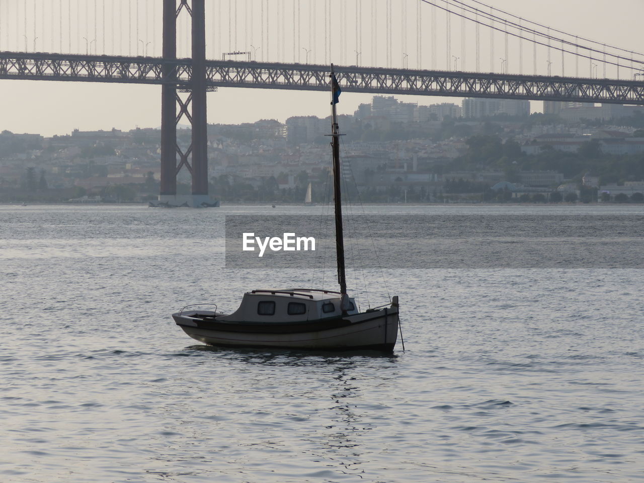 Boats in river