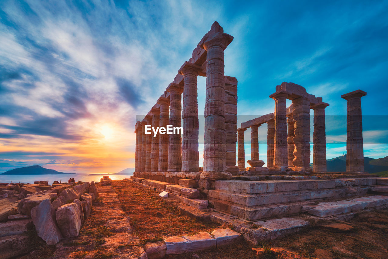 ANCIENT TEMPLE AGAINST SKY