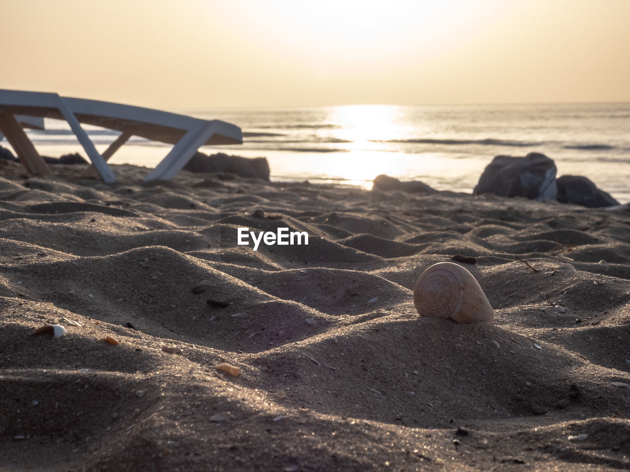 SCENIC VIEW OF SEA DURING SUNSET