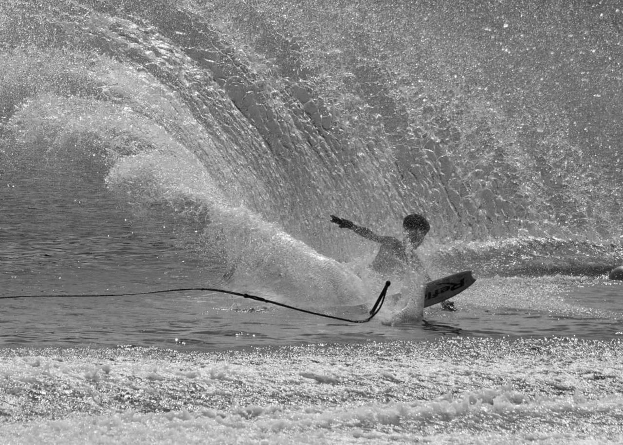 WATER SPLASHING ON SAND