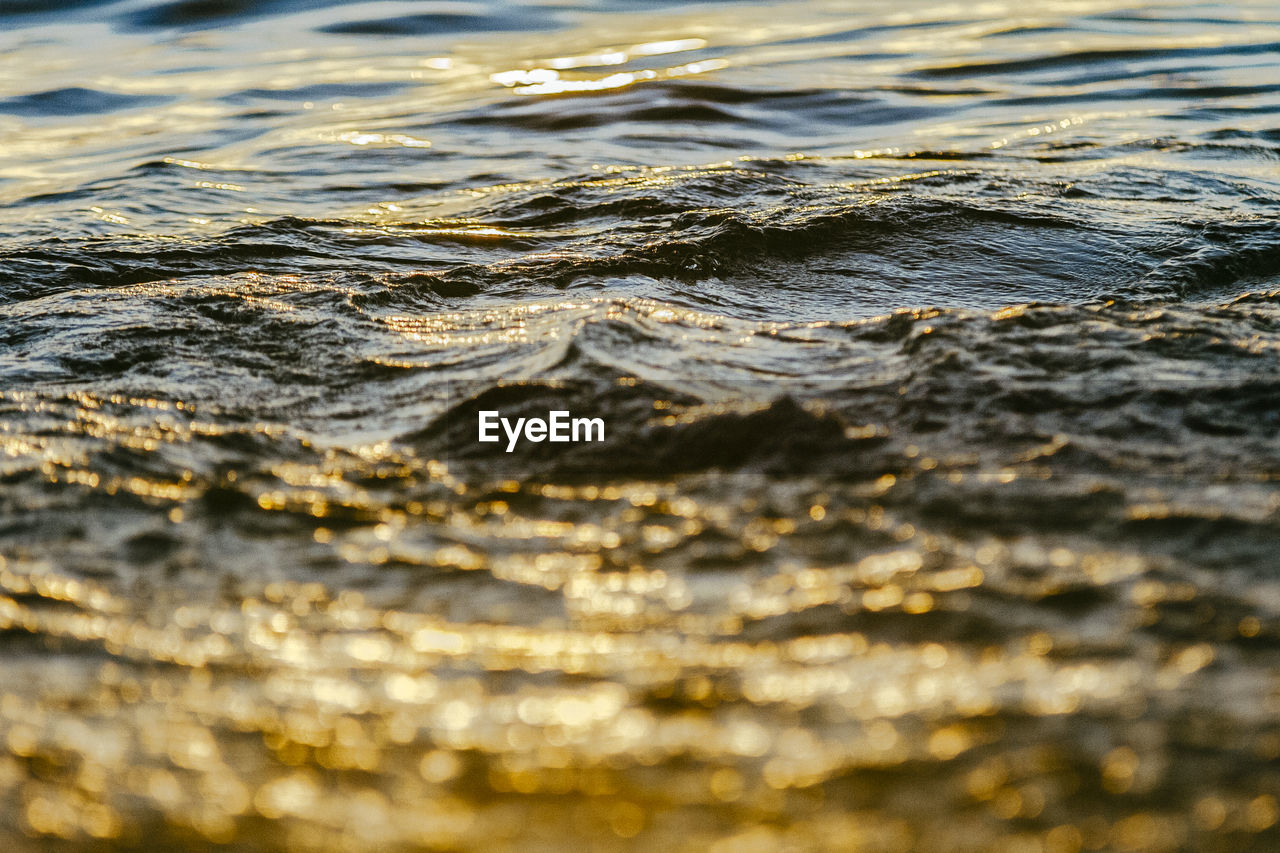 Full frame shot of rippled water