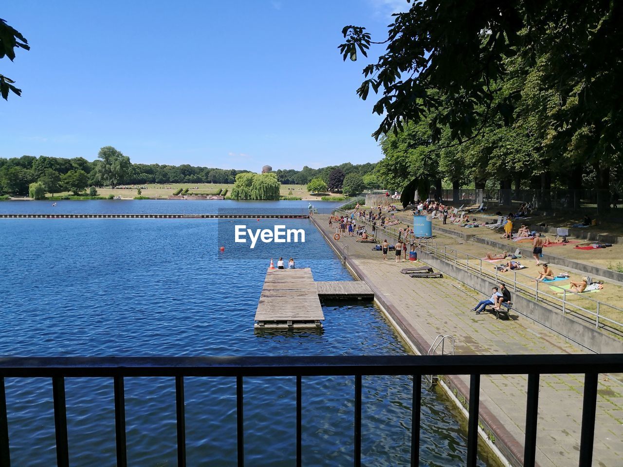 GROUP OF PEOPLE ON SWIMMING POOL