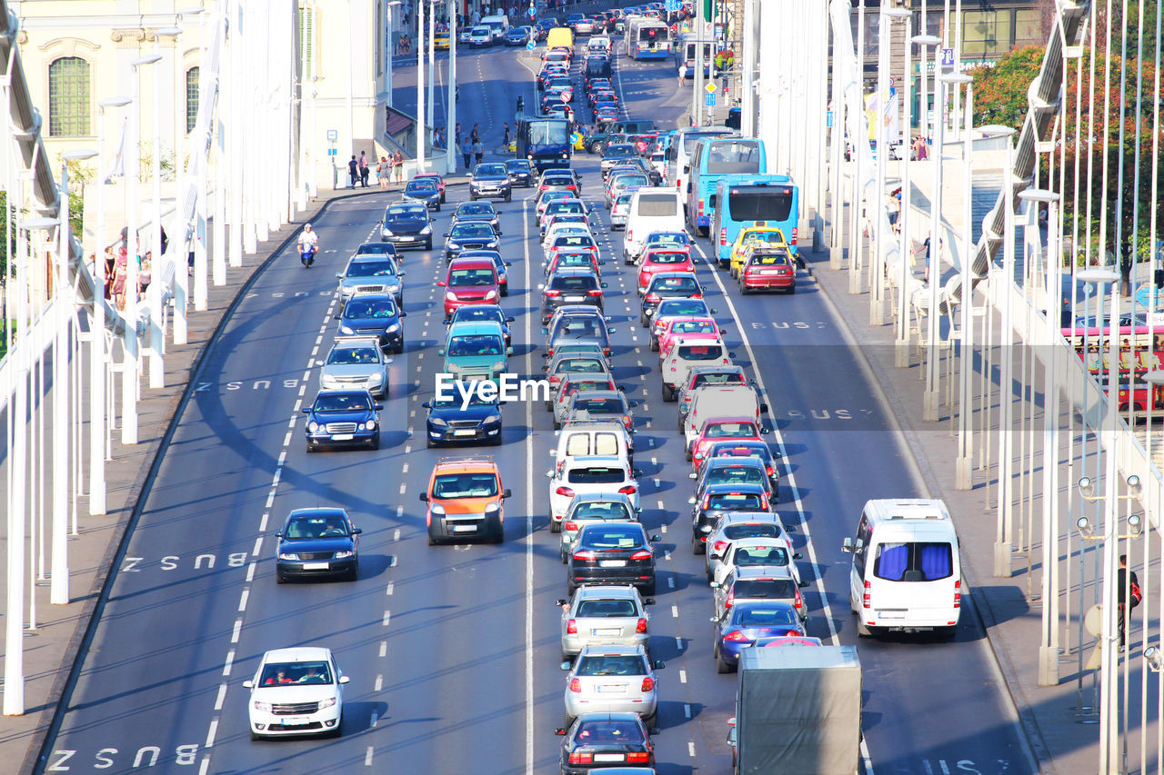 Traffic on city street