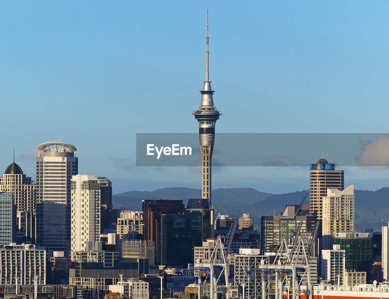 CITY BUILDINGS AGAINST SKY