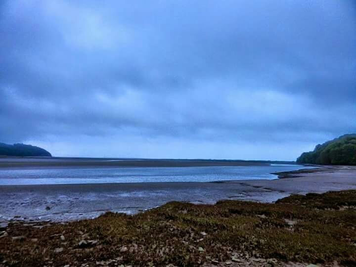 SCENIC VIEW OF SEA WITH CLOUDY SKY