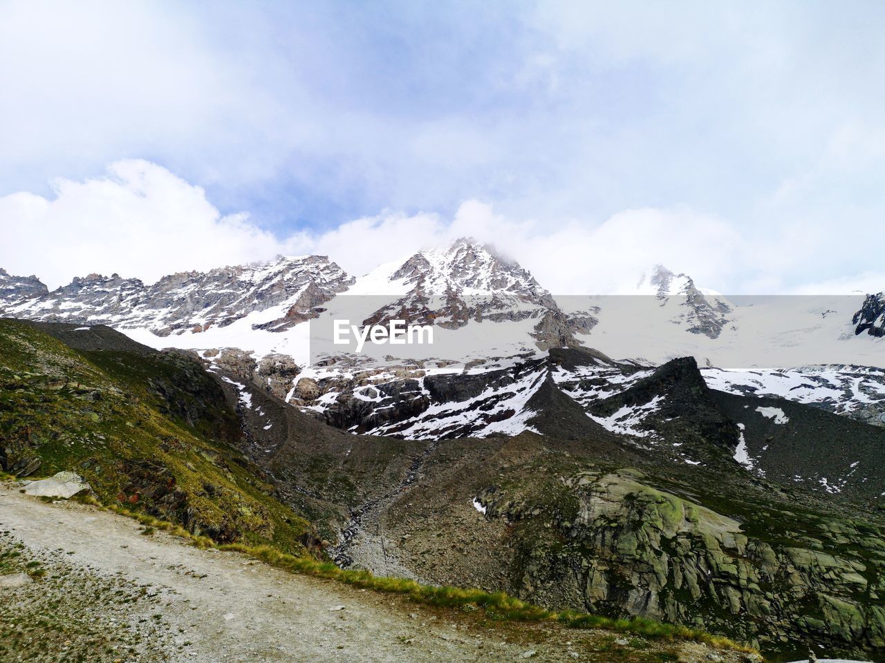 SCENIC VIEW OF MOUNTAINS AGAINST SKY DURING WINTER