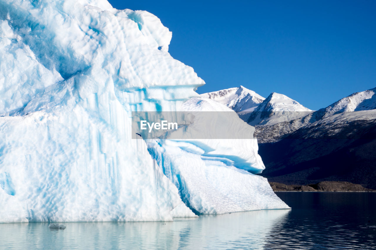 Perito moreno from the lake