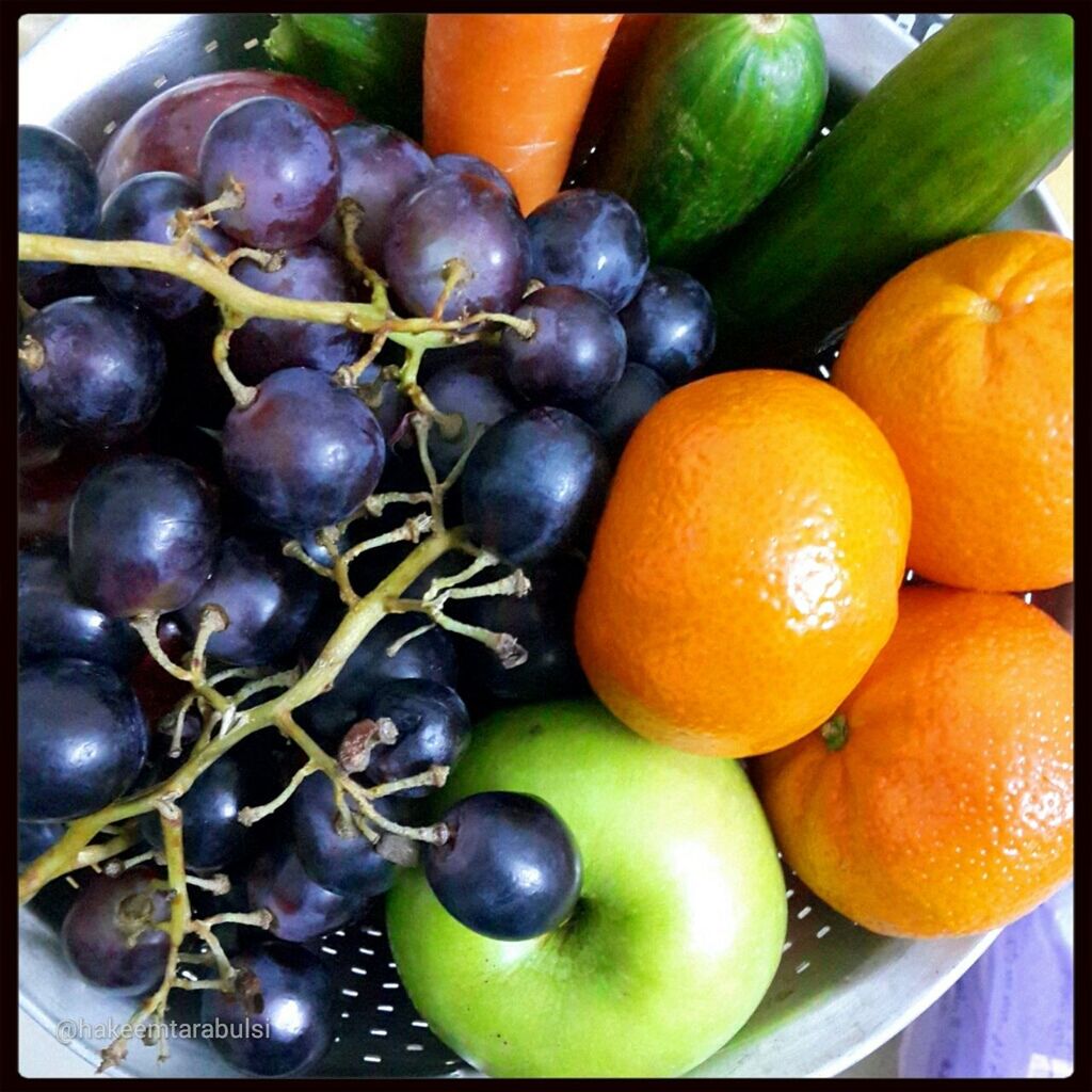 Close-up of fruits in basket