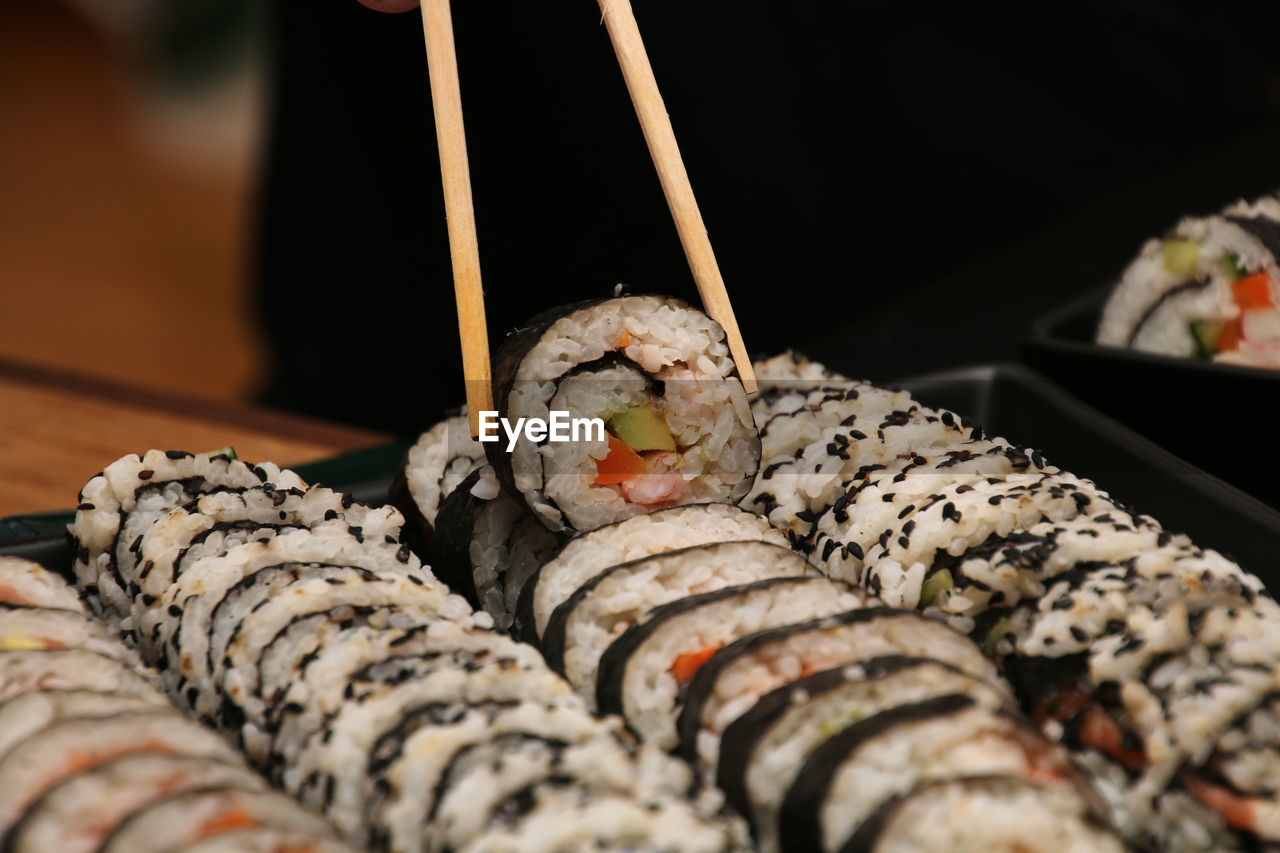 Detail of sushi