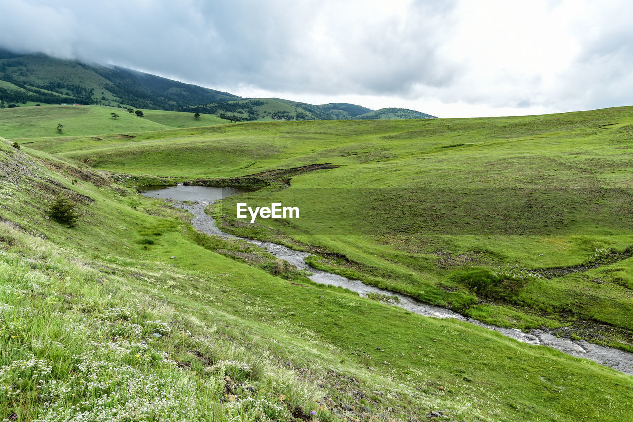 Scenic view of landscape against sky