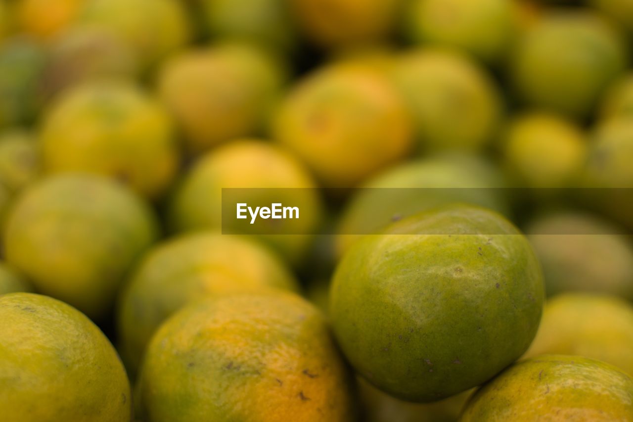 Full frame shot of fruits at market