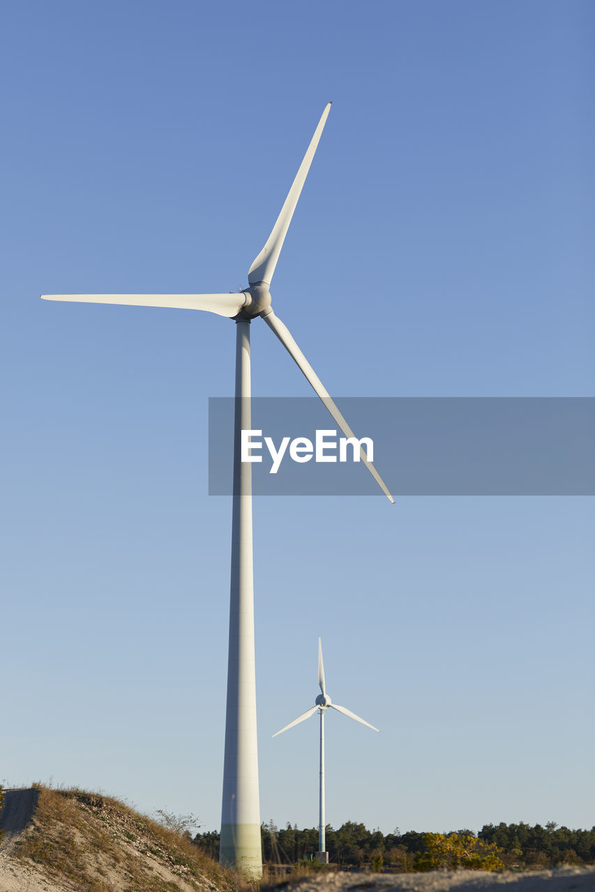 View of wind turbine