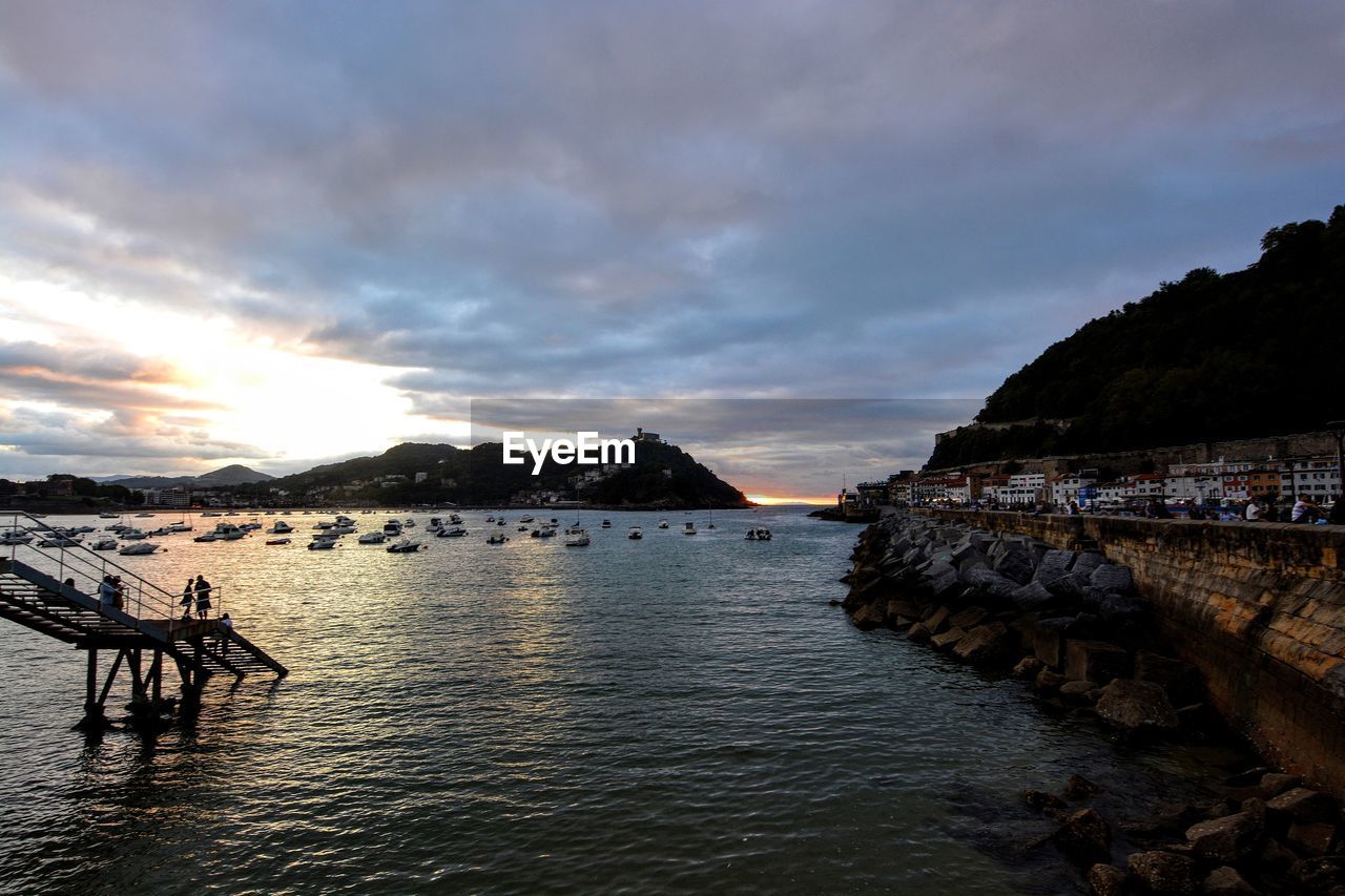 Donostia - san sebastián desde el mirador del club náutico