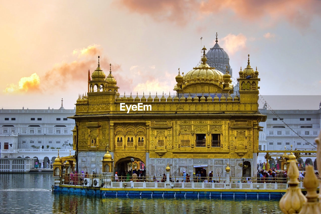  harmindar sahib, also known as golden temple amritsar. sikhism religious place of worship