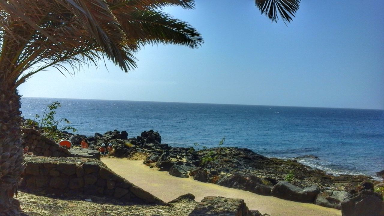 SCENIC VIEW OF SEA AGAINST BLUE SKY