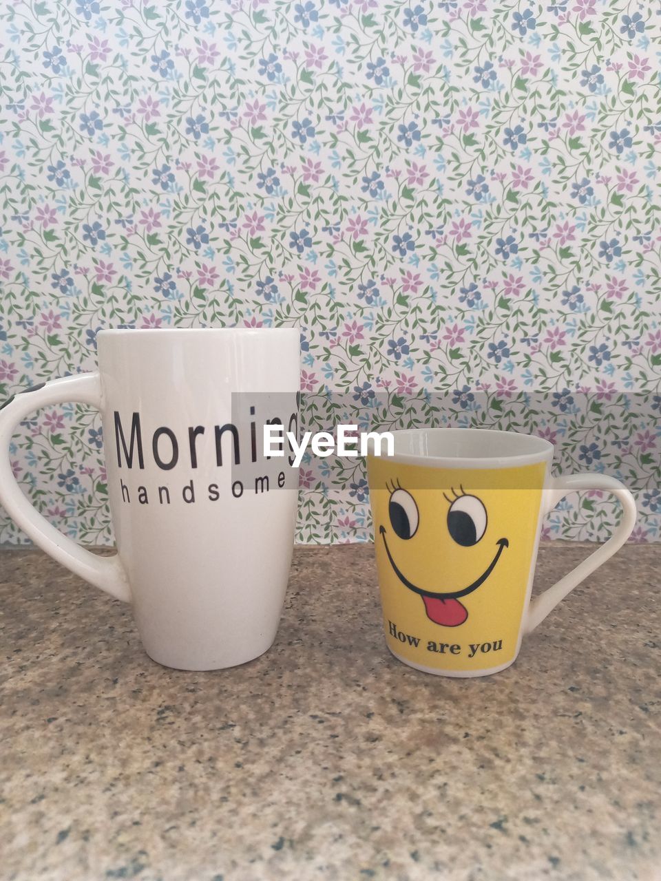 COFFEE CUP ON TABLE