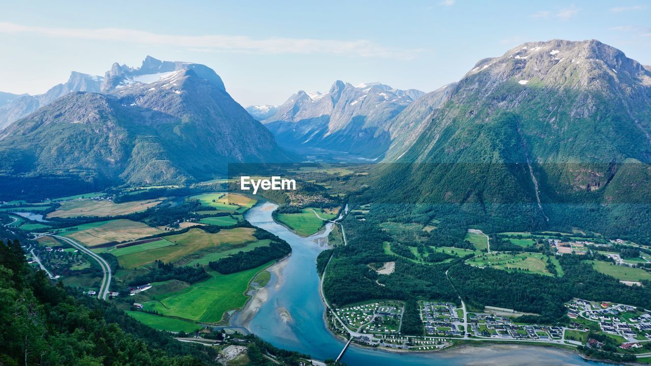 Andalsnes, norway, august 2020