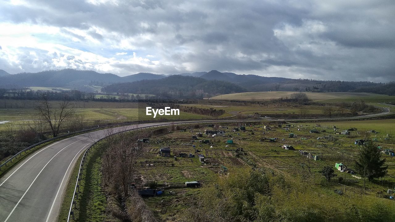 Scenic view of landscape against sky