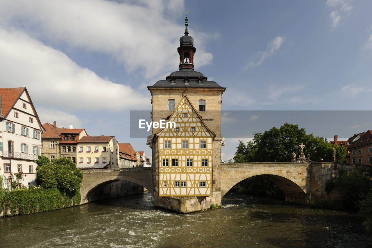 Historic town hall of city bamberg in bavaria, germany