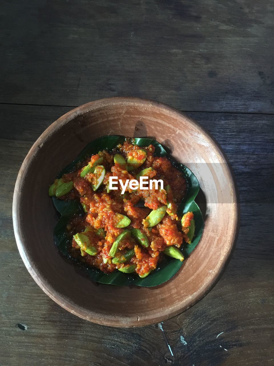 Close-up of food in bowl on table