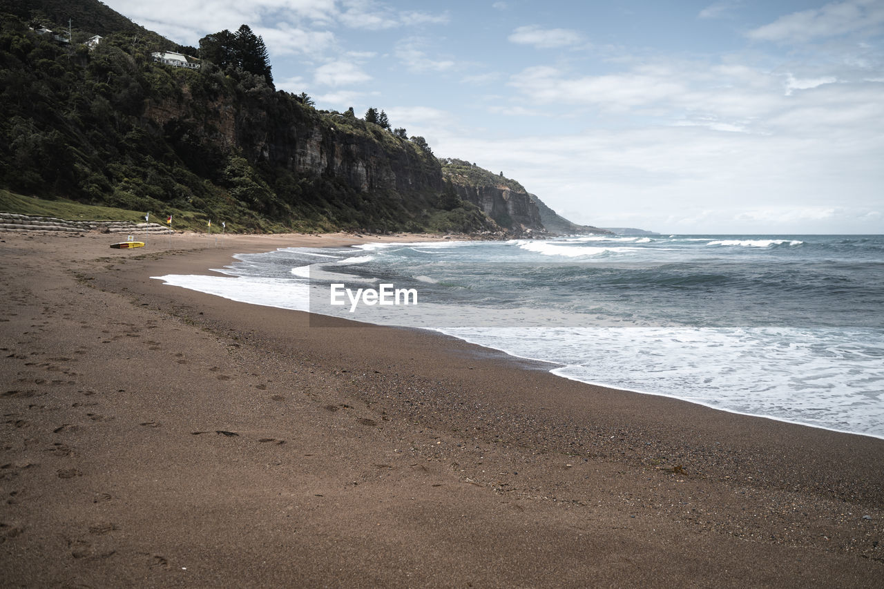 SCENIC VIEW OF BEACH AND SEA AGAINST SKY