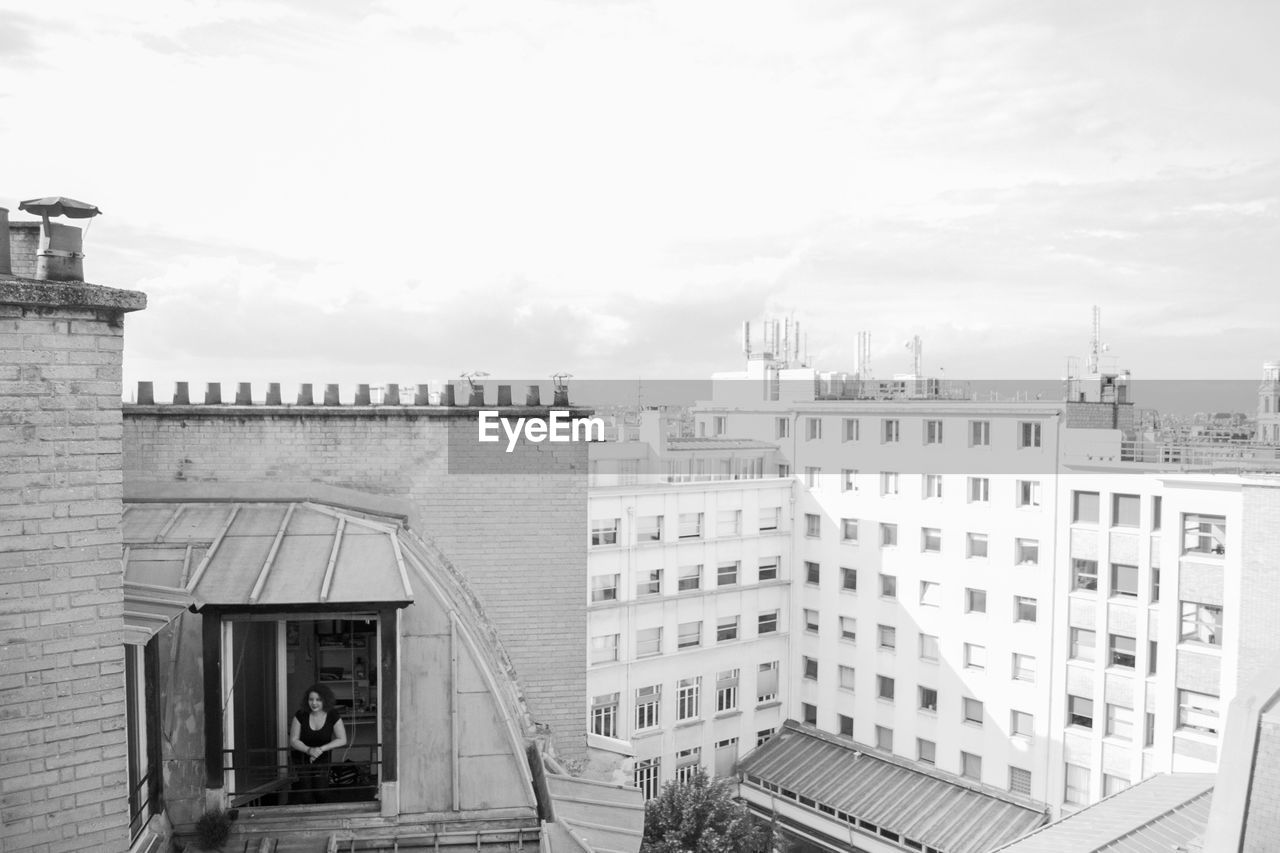 VIEW OF BUILDINGS AGAINST SKY