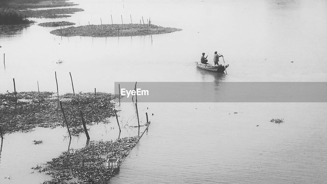 BOATS IN LAKE