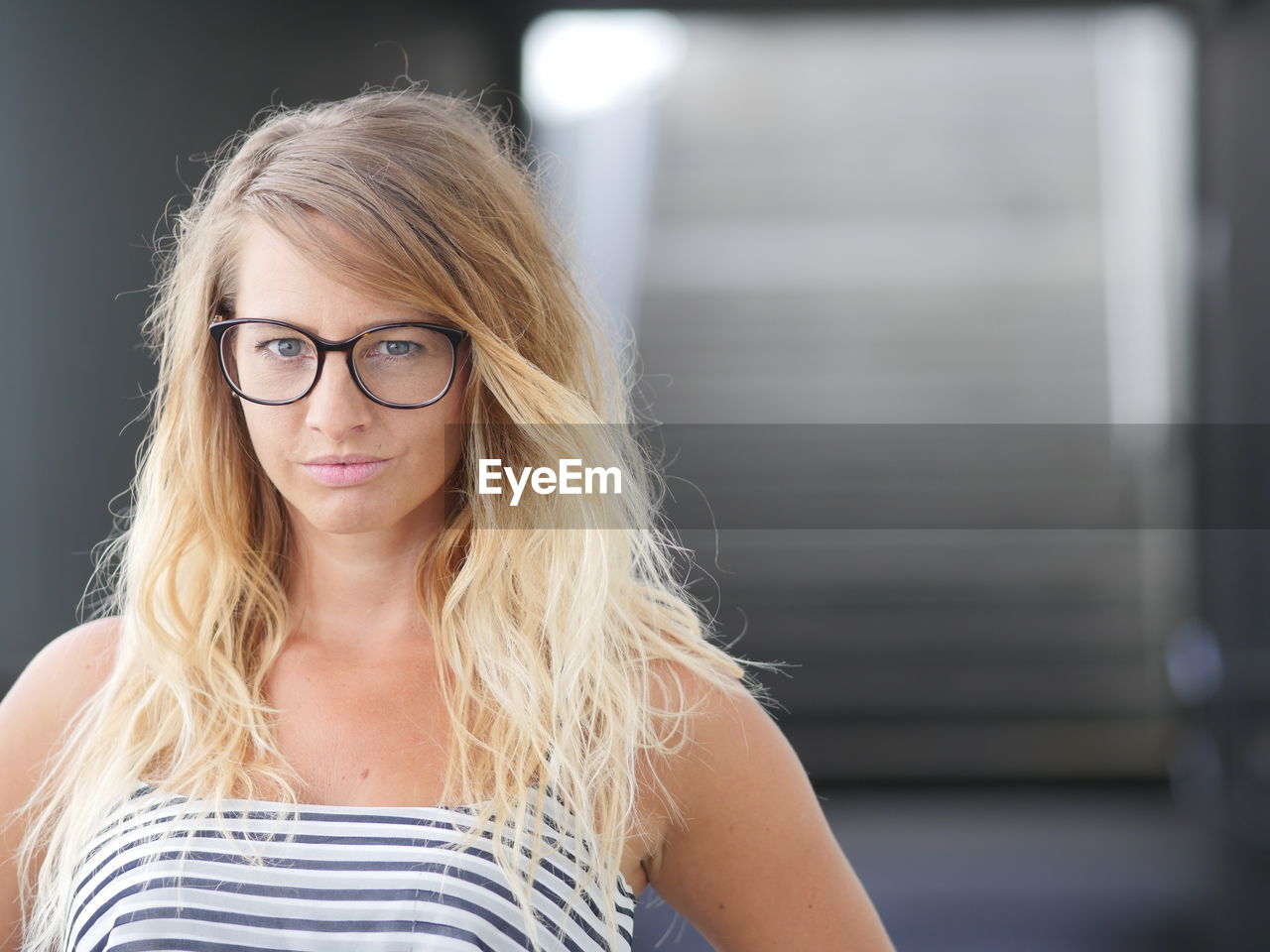 Portrait of beautiful young woman