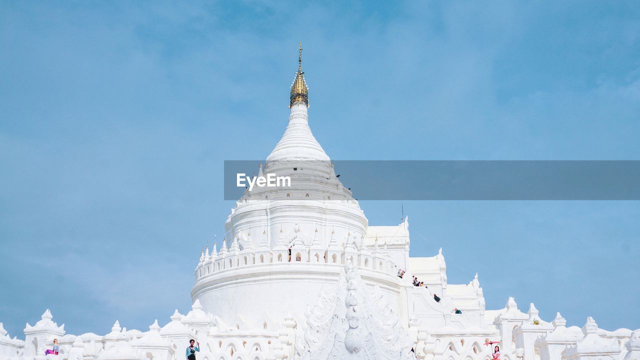 White temple in mandalay, myanmar 