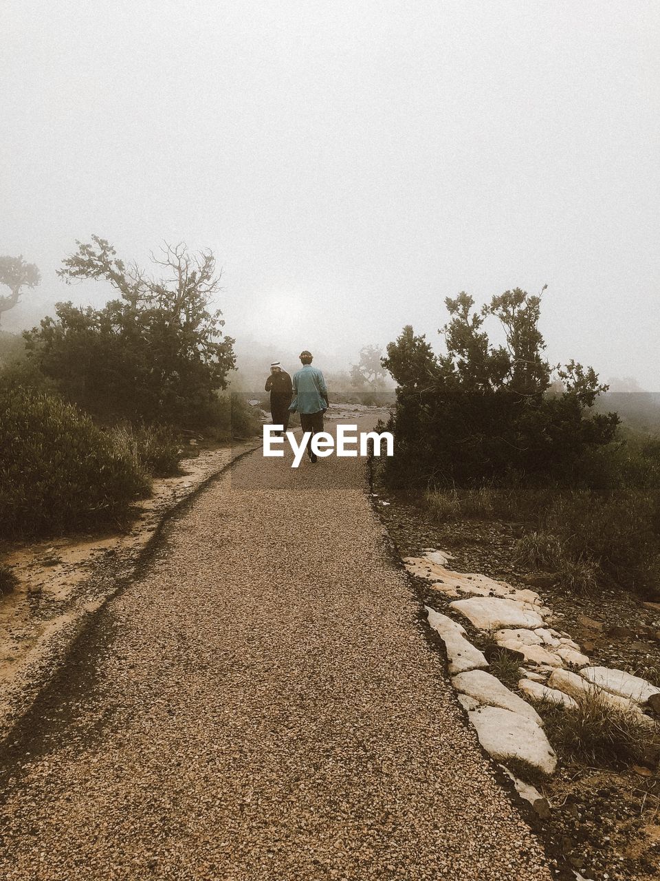 People walking on footpath