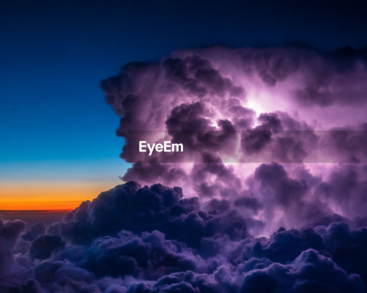 Clouds in sky during sunset