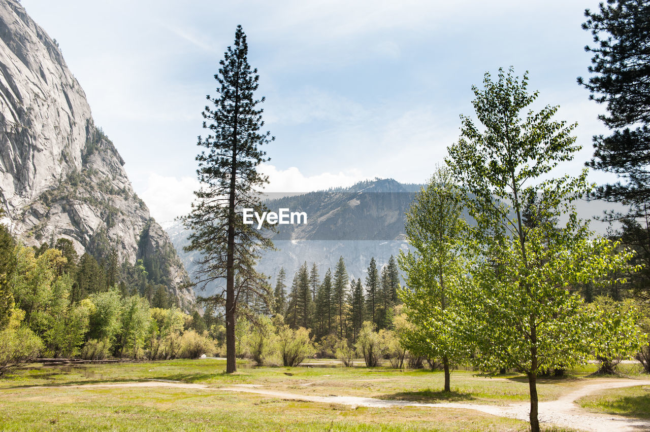 Scenic view of mountains