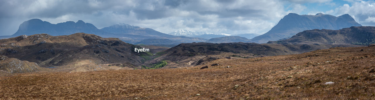 SCENIC VIEW OF MOUNTAINS AND CLOUDS