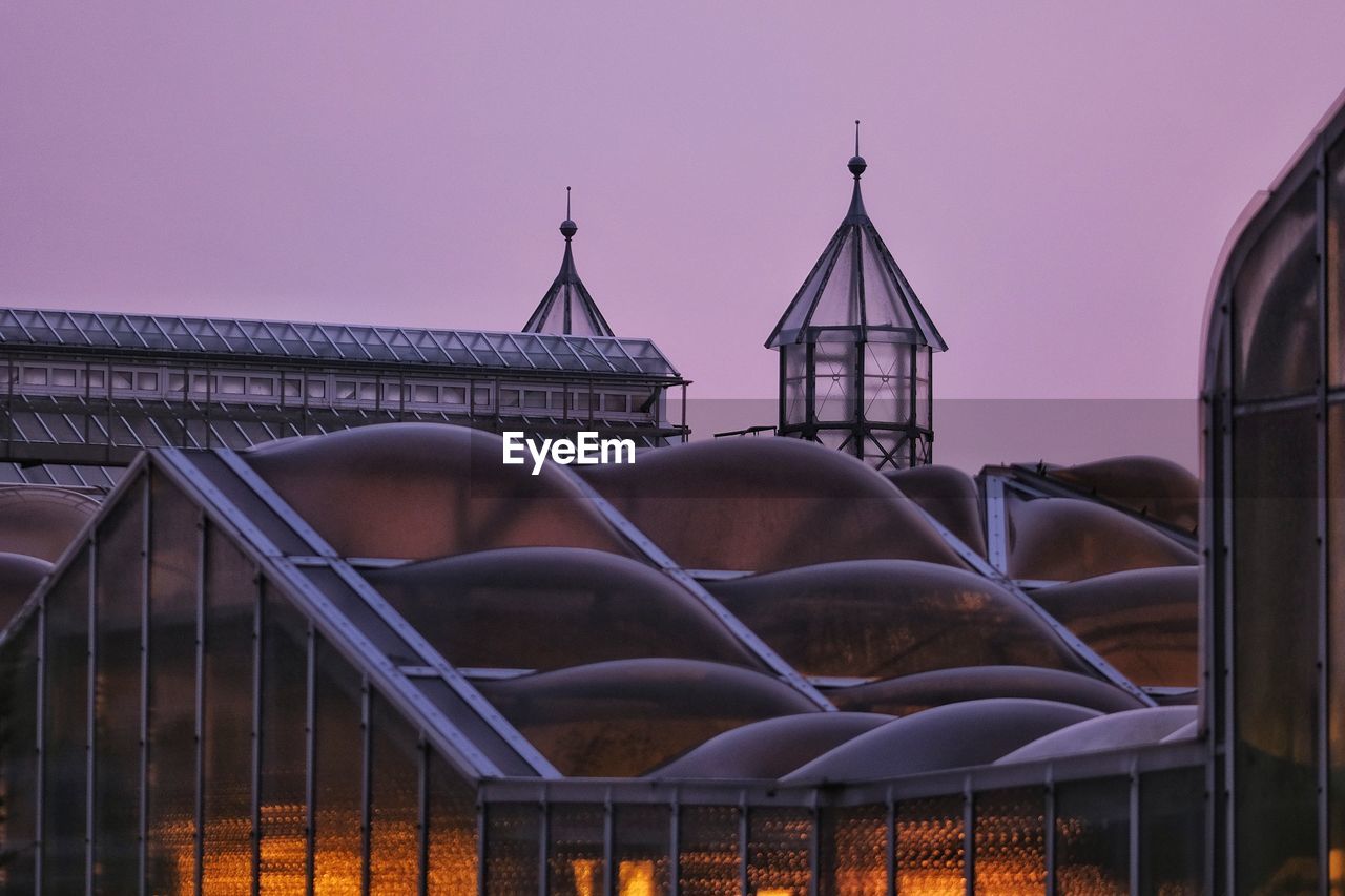 Roof of the botanical garden in berlin