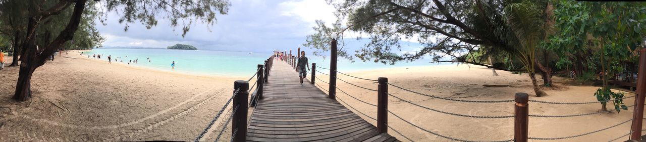 PANORAMIC VIEW OF BEACH