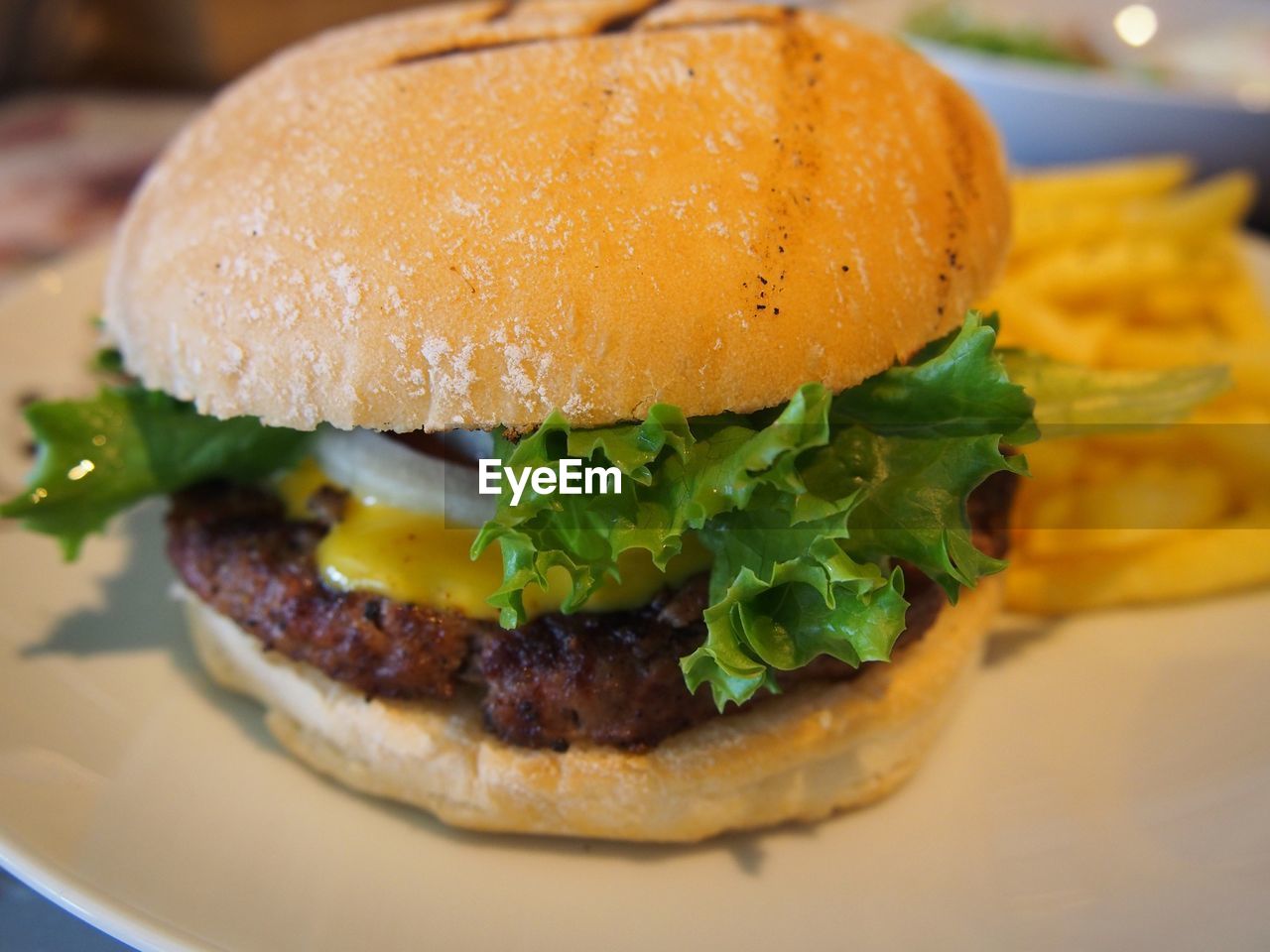 Close-up of hamburger