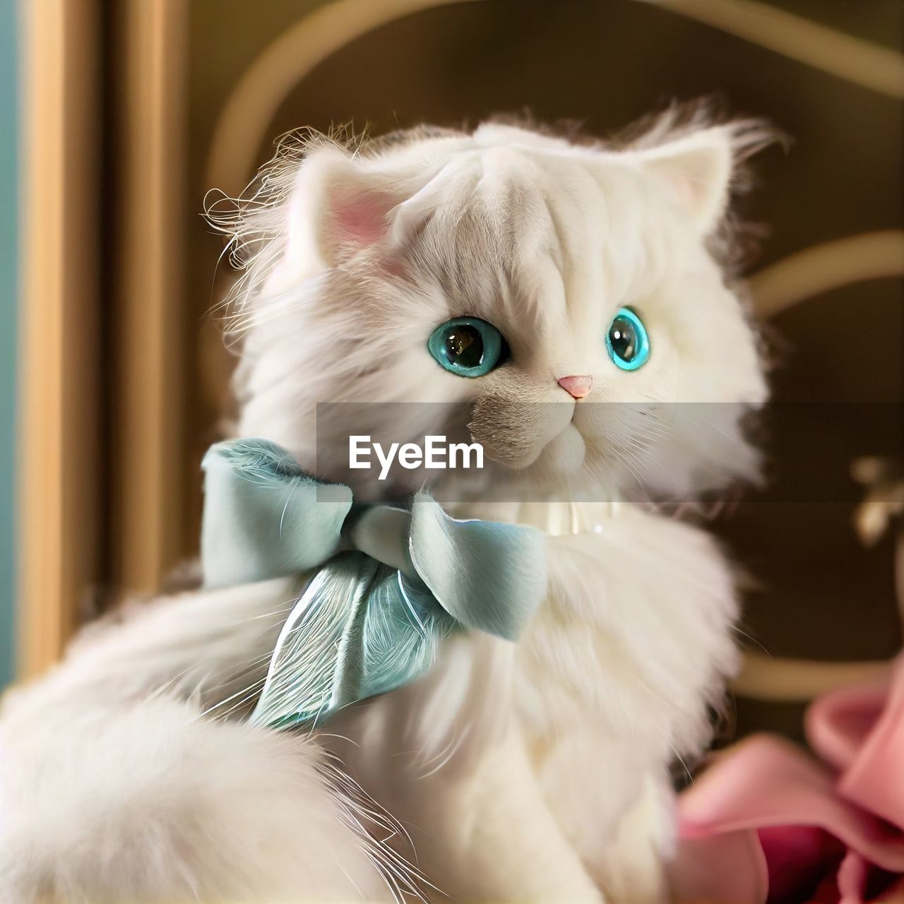 pet, cat, domestic animals, mammal, animal, animal themes, cute, portrait, one animal, indoors, fun, looking at camera, childhood, domestic cat, young animal, animal hair, sitting, skin, celebration, humor, clothing, fluffy, eye