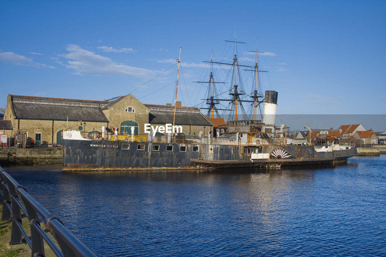 Paddle steamer wingfield castle at hartlepool museum