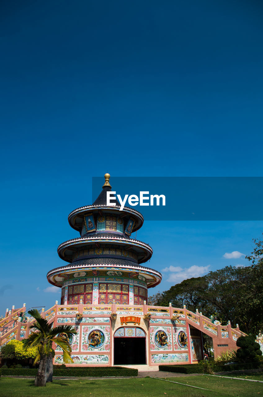 LOW ANGLE VIEW OF A TEMPLE