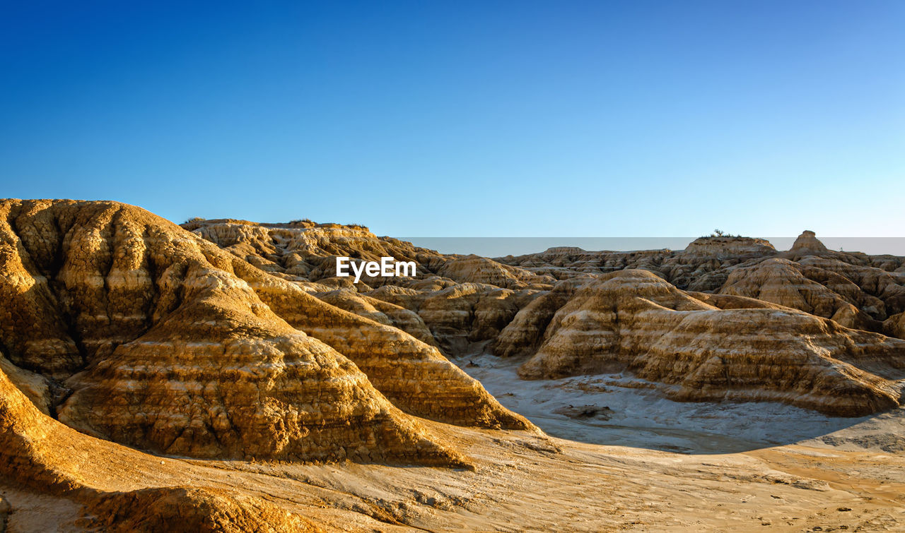 Bardenas reales is a spanish natural park of wild beauty, it is a semi-desert landscape