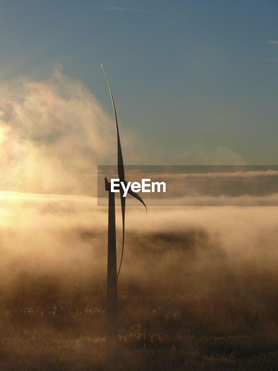 WIND TURBINES ON LANDSCAPE