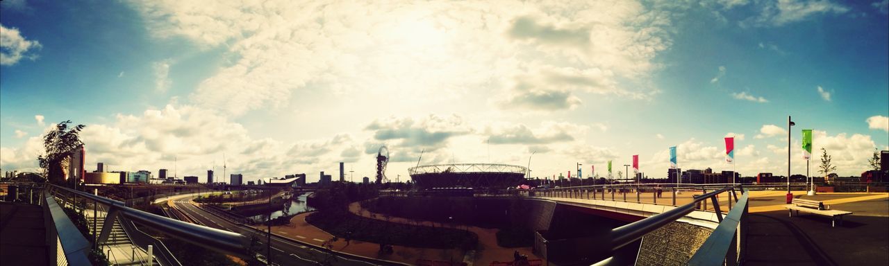 Panoramic view of queen elizabeth olympic park