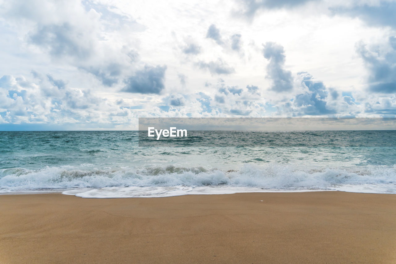 VIEW OF BEACH AGAINST SKY